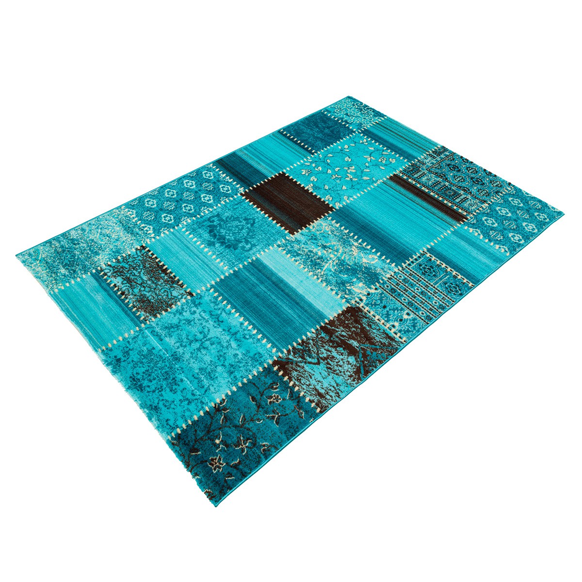 Maya Teppich Webteppich Patchwork Flickenteppich Opti_10